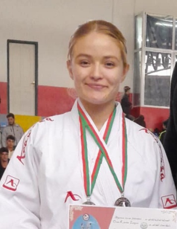 Sadoudi Imene (1re place cadette -45 kg, Amel Aïn El-Turck) :