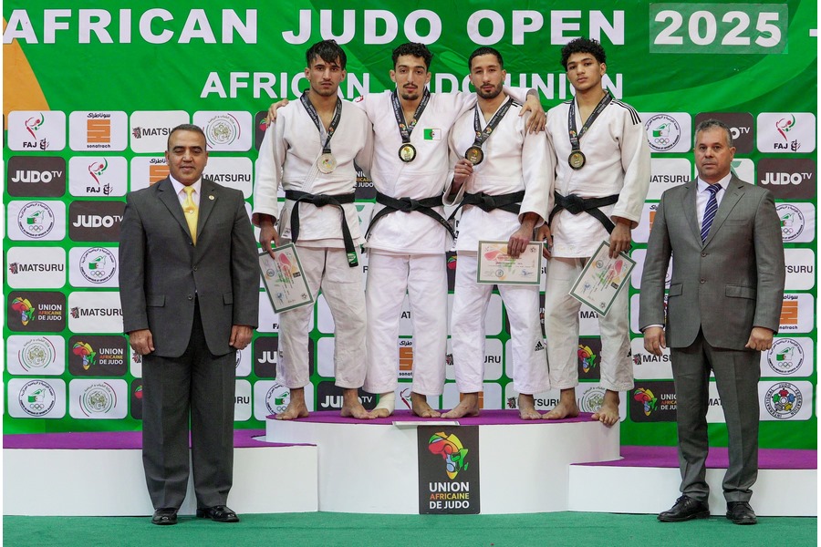 Totale maitrise des  judokas algériens