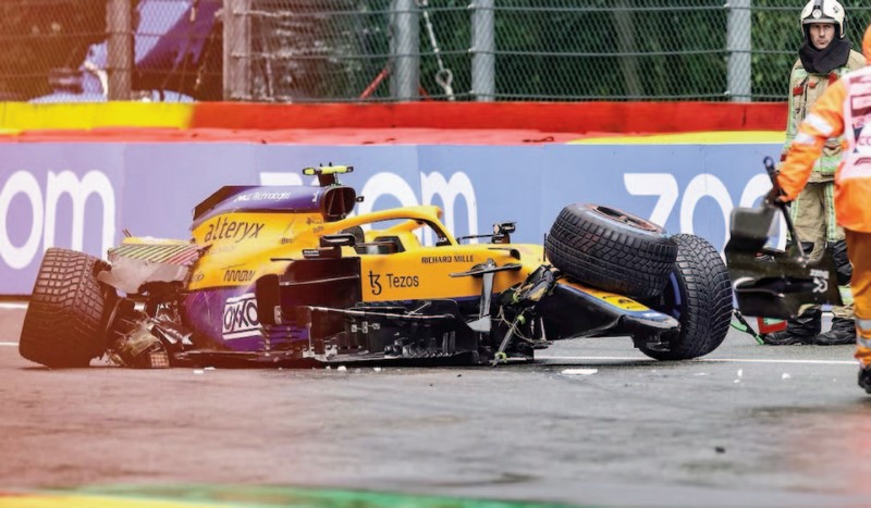 McLaren analyse l’accident de Norris