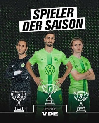 Mohamed Amoura élu joueur de la saison à Wolfsburg