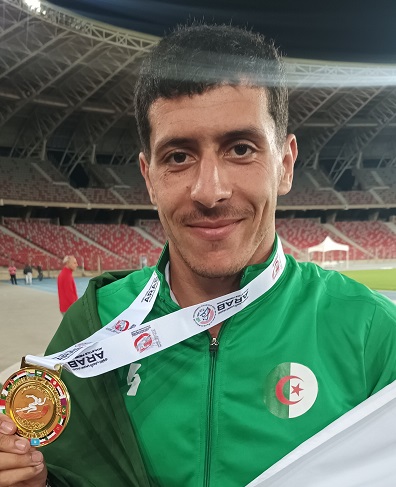 Boudoumi Dhiaa (médaillé d’or au décathlon) :