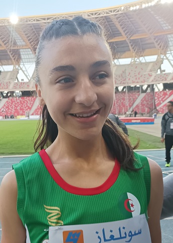 Abed Nesrine (double médaillée d’or au 800 m et au relais 4×400 m) :