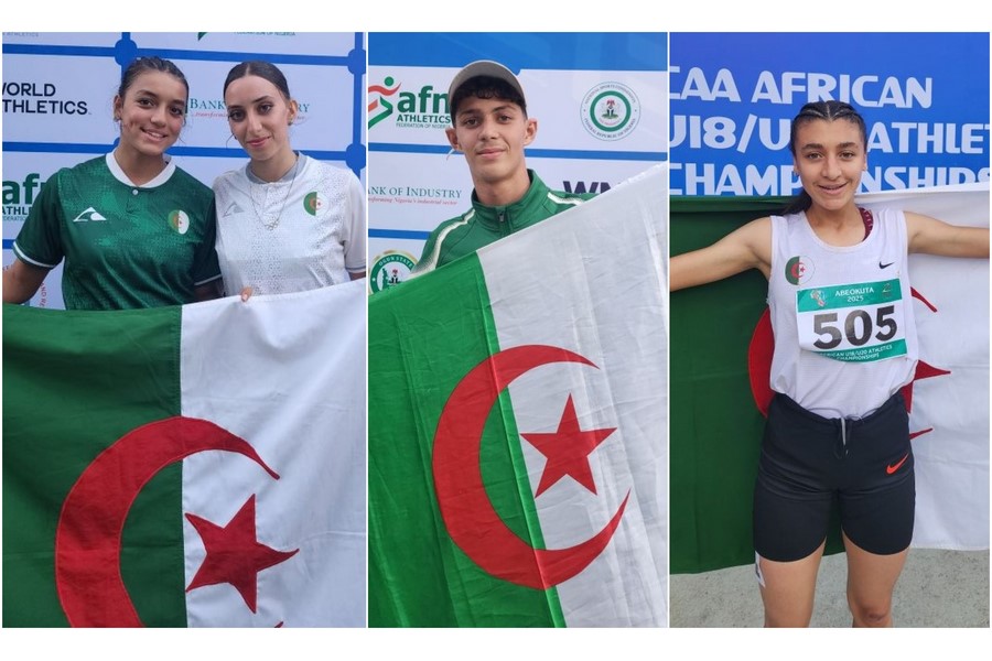 L’Algérie termine avec 21 médailles dont 5 en or